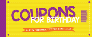 Coupons for Birthday