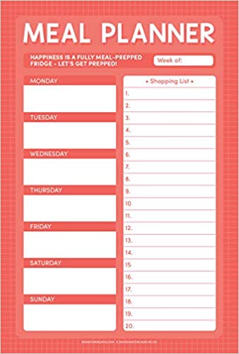 Meal Planner Notepad