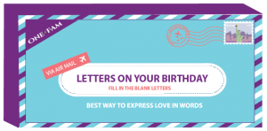 Letters on Your Birthday